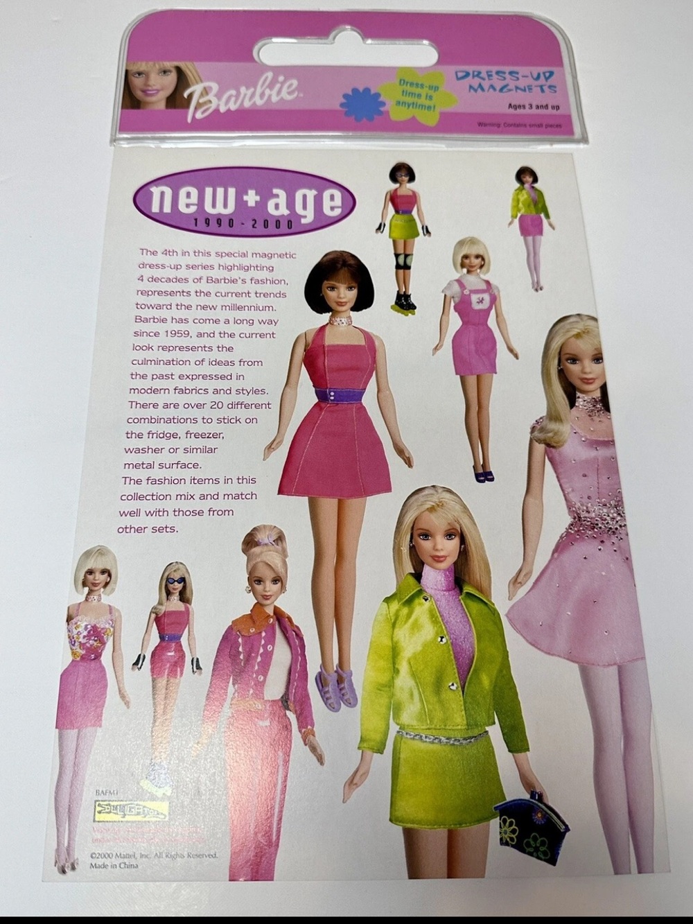 1990’s Barbie Dress Up Magnets